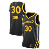 Regata NBA Golden State Warriors Stephen Curry Nike Preta 2023/24 Swingman Jersey - City Edition - Masculina