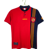 Camisa Seleção Espanha Home 1996/97 - Versão Retrô - Vermelha - Masculina