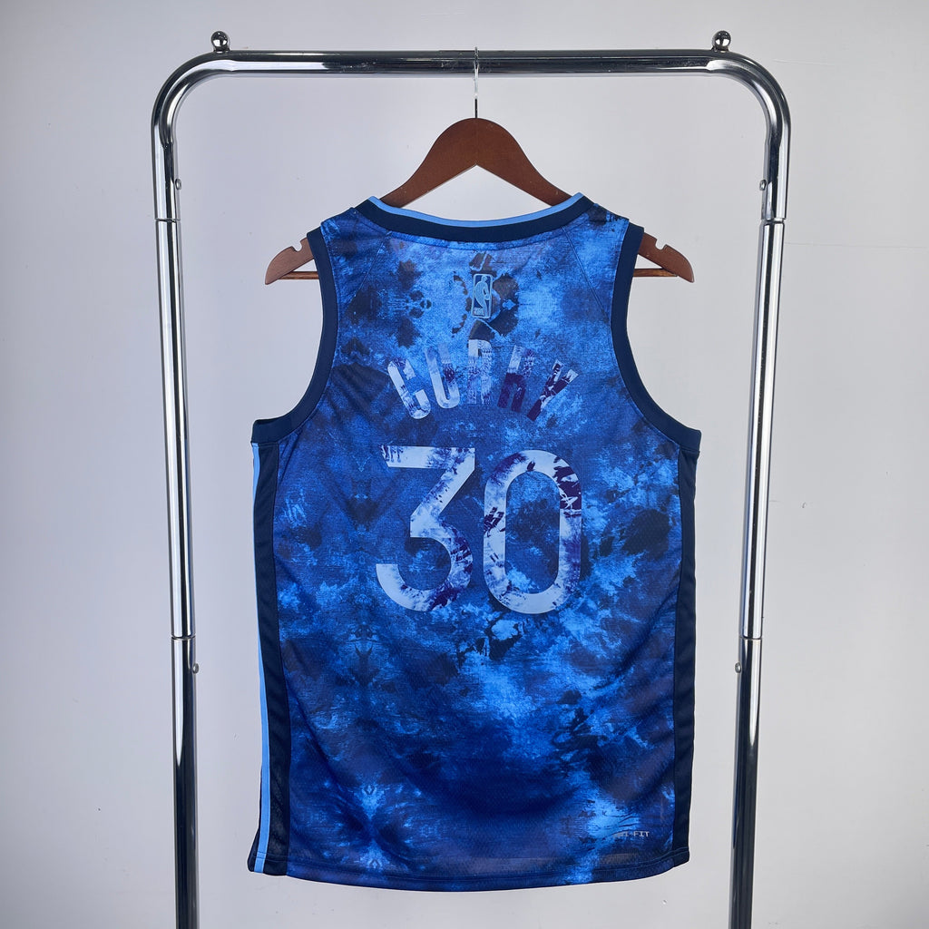 Regata NBA Golden State Warriors Stephen Curry Nike Royal Select Séries Swingmam 2022/23 - Masculina