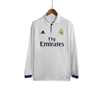 Camisa Real Madrid 16/17 Home Manga Longa - Retrô Masculina