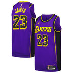 Regata NBA Los Angeles Lakers Jordan Statement Edition Swingmam  - Roxo - Masculina