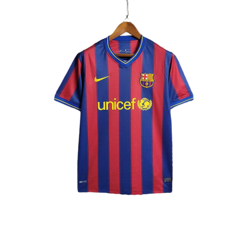 Camisa Barcelona 09/10 Home - Retrô Masculina