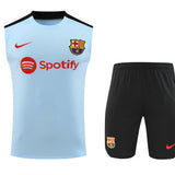 Kit de Treino Barcelona Nike 24/25 Camisa e Bermuda