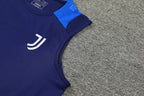 Kit de Treino Juventus 24/25 Azul e Laranja