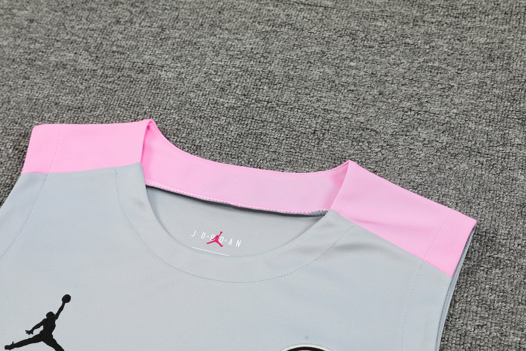 Kit de Treino PSG 24/25 Cinza Azulado e Preto