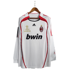 Camisa Milan 06/07 Away Manga Longa - Retrô Masculina
