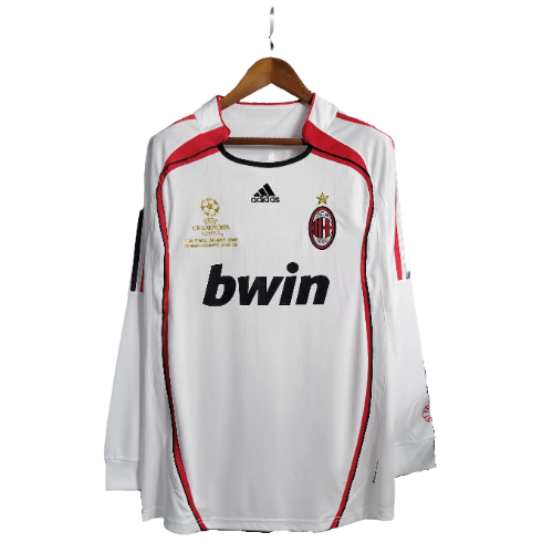 Camisa Milan 06/07 Away Manga Longa - Retrô Masculina