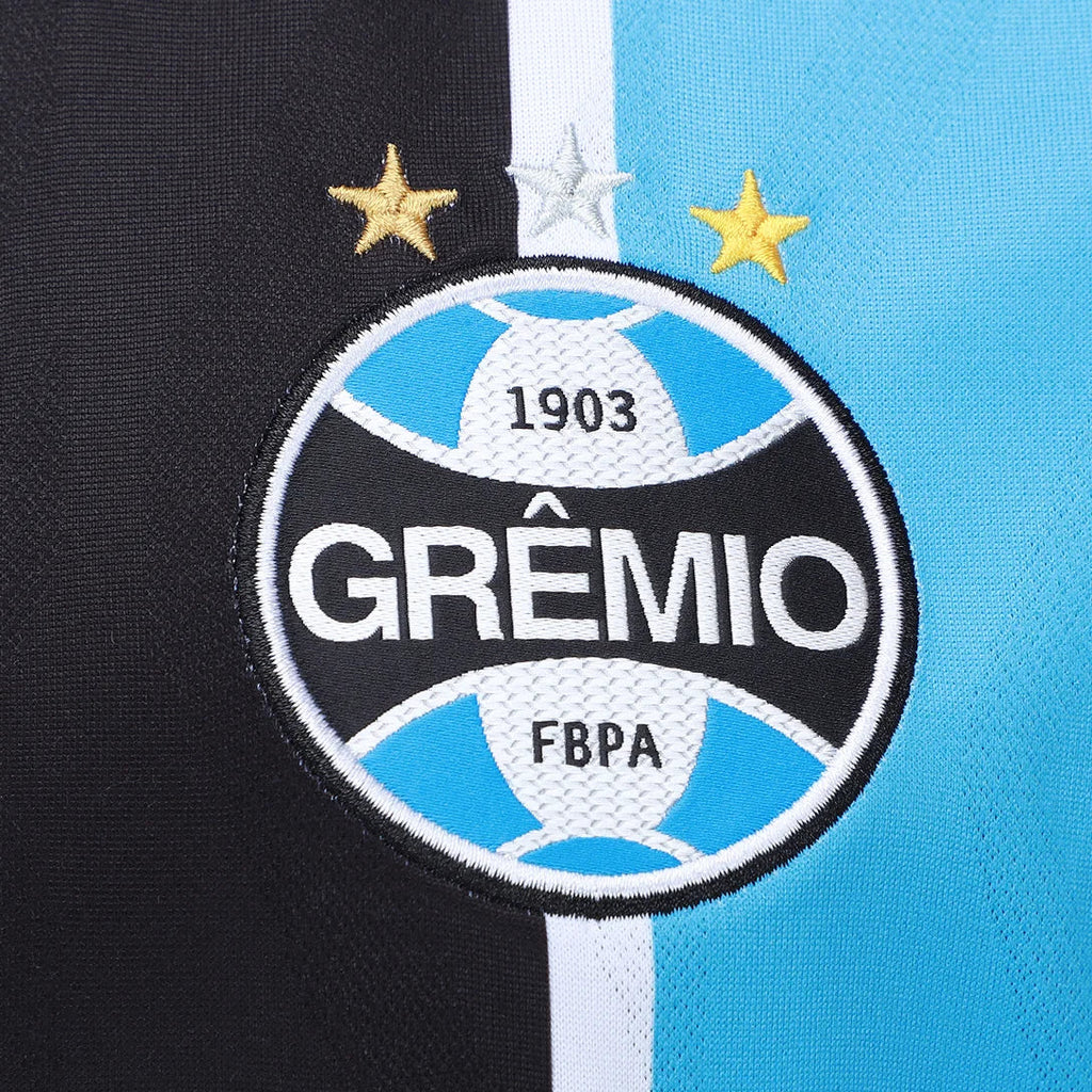 Camisa Grêmio l 25/26 Torcedor Umbro Masculina - Azul+Preto