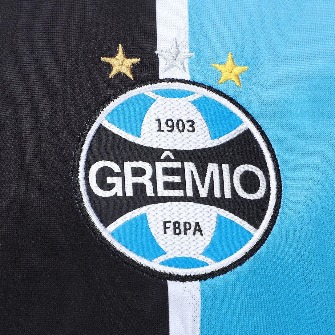 Camisa Grêmio l 25/26 Torcedor Umbro Masculina - Azul+Preto