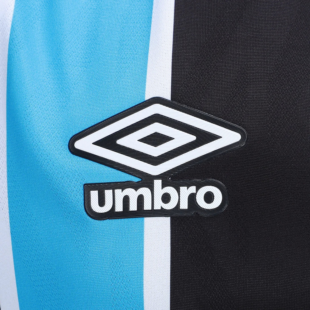 Camisa Grêmio l 25/26 Torcedor Umbro Masculina - Azul+Preto