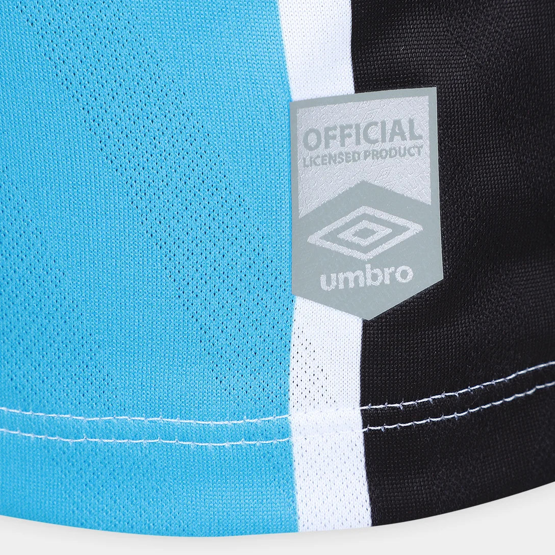 Camisa Grêmio l 25/26 Torcedor Umbro Masculina - Azul+Preto