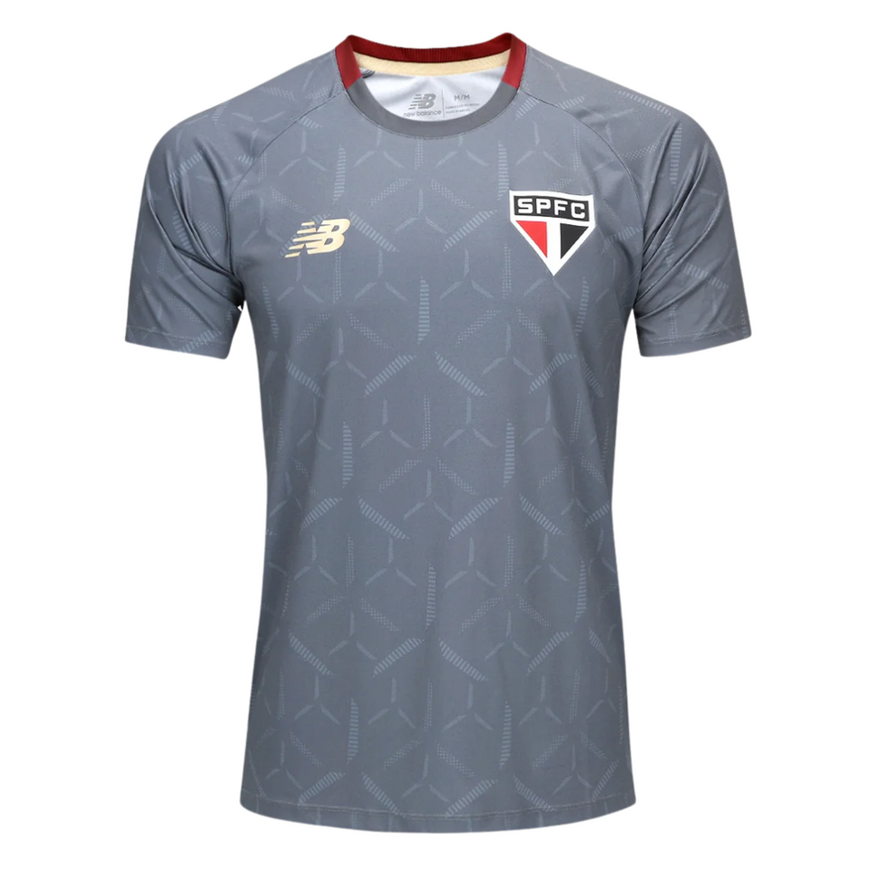 Camisa São Paulo Treino Cinza 25/26 - NB Torcedor Masculina Lançamento