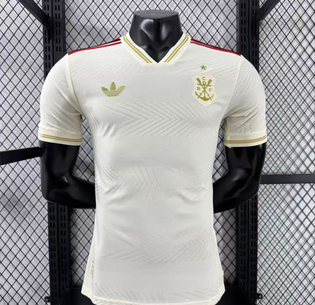 Camisa Flamengo III 25/26 Jogador Adidas Masculina - Off White