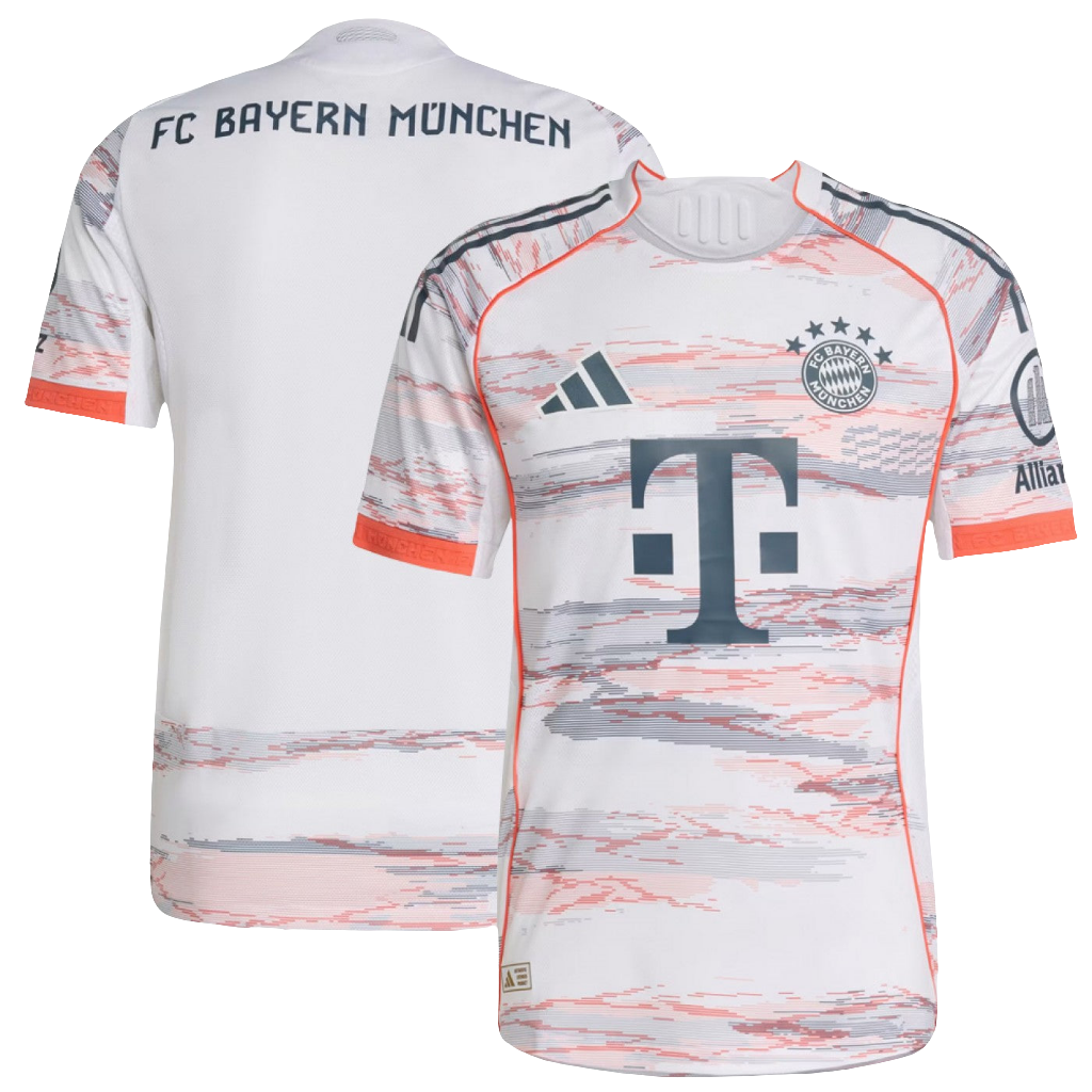 Camisa Bayern de Munique Away 25/26 Adidas - Versão Torcedor Masculino - Branca