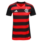 Camisa Flamengo I 25/26 s/n Torcedor Adidas Feminina - Preto