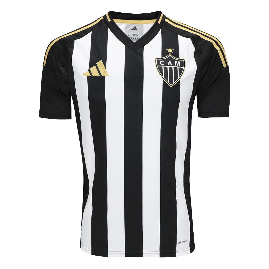 Camisa Atlético Mineiro I 25/26 s/n Torcedor Adidas Masculina - Preto