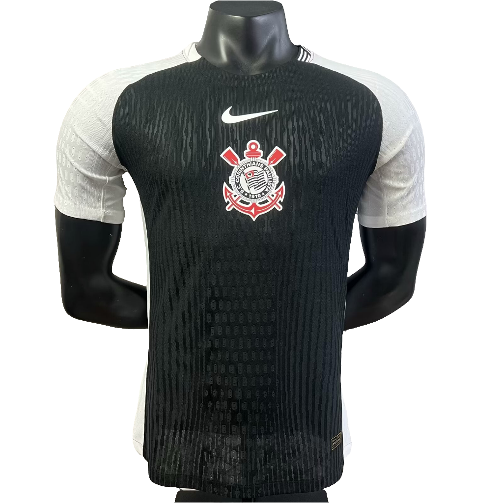 Camisa Corinthians ll 25/26 S/N Jogador Nike Masculina - Preto+Branco