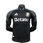 Camisa Aston Villa 2025/26 s/n Jogador Masculina - Preta
