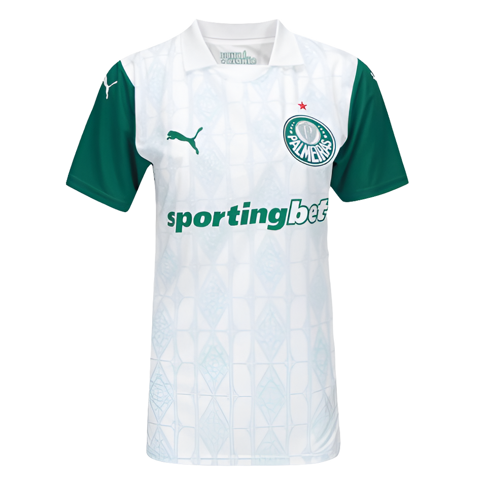 Camisa Palmeiras II 25/26 s/n Torcedor Puma Feminina - Branco