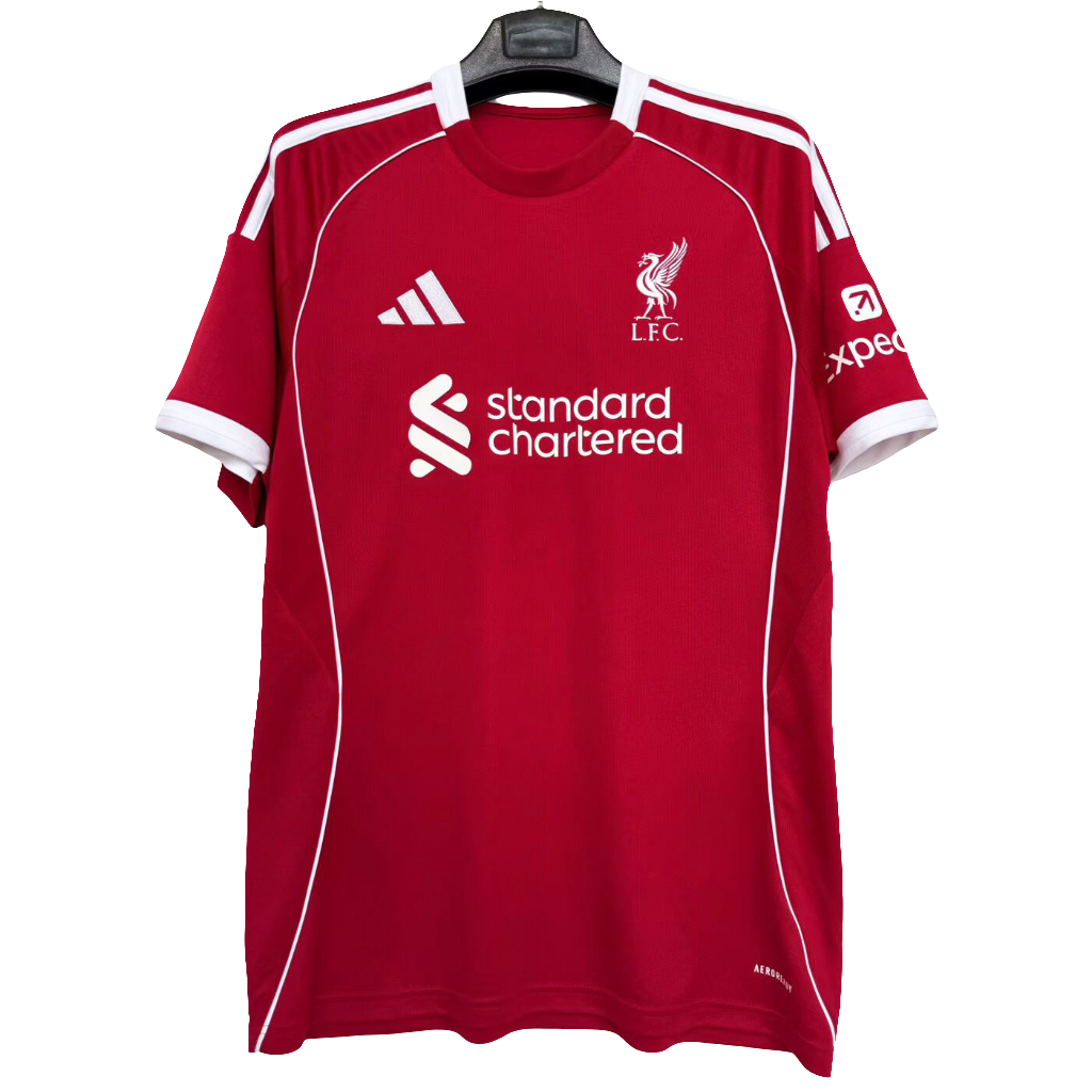 Camisa Liverpool I 25/26 Adidas Torcedor Masculina - Vermelha