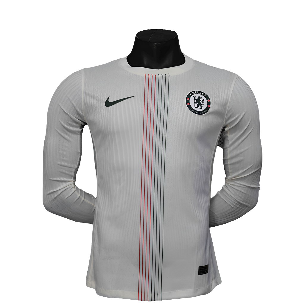 Camisa Chelsea 2025/26 Manga Longa - Versão do jogador Masculina