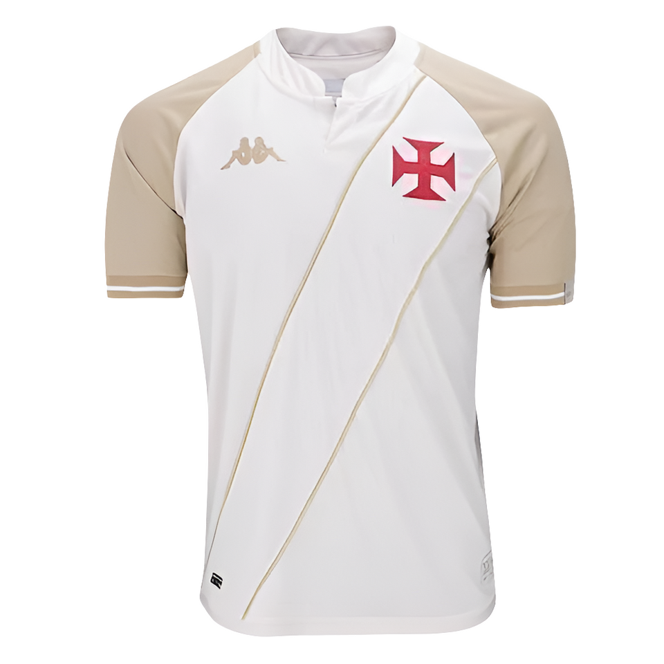 Camisa Vasco III 2024/25 Torcedor Masculino Kappa - Bege