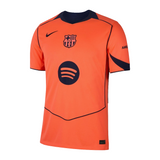 Camisa  Barcelona III 25/26 Nike Masculina - Laranja/Marinho
