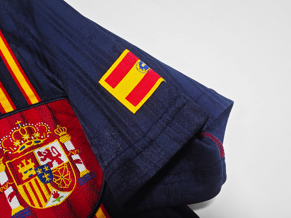 Camisa Seleção Espanha Home 1996/97 - Versão Retrô - Vermelha - Masculina
