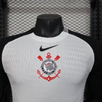 Camisa Corinthians l 25/26 S/N Jogador Nike Masculina - Branco+Preto