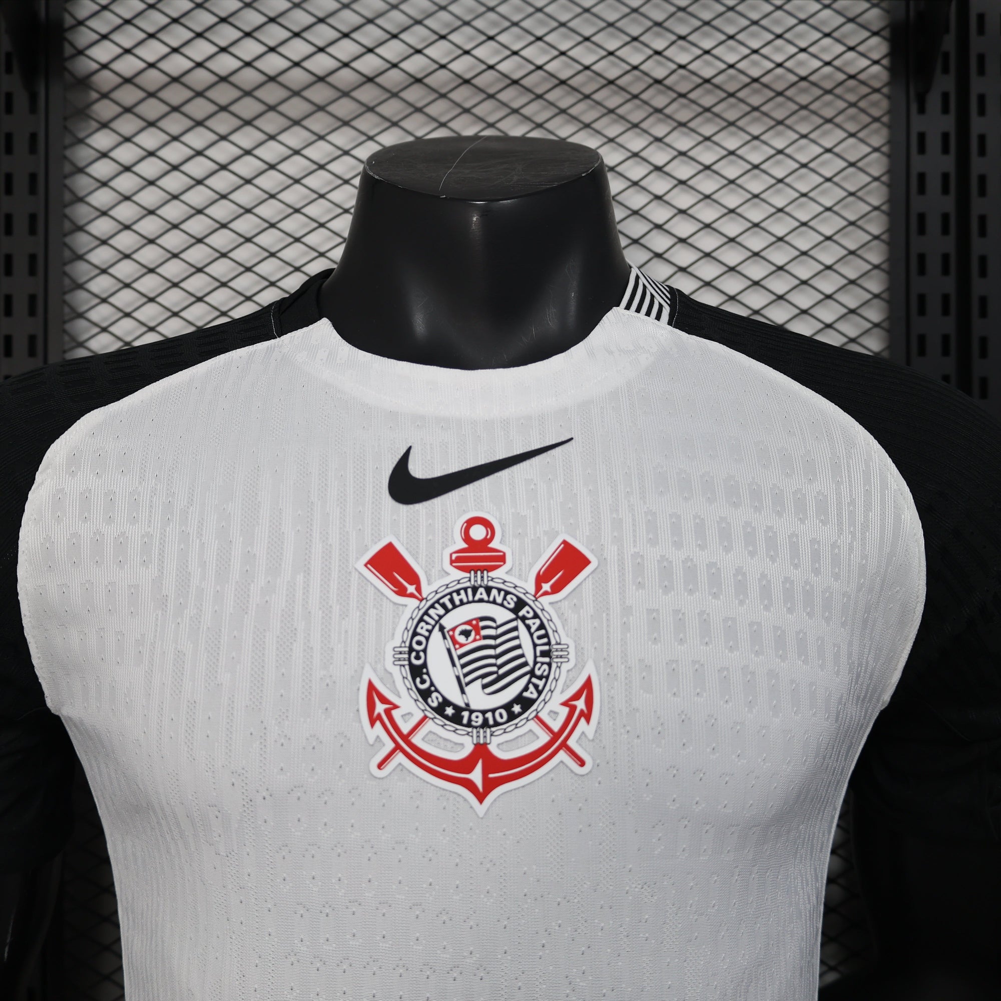 Camisa Corinthians l 25/26 S/N Jogador Nike Masculina - Branco+Preto