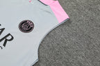 Kit de Treino PSG 24/25 Cinza Azulado e Preto