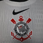 Camisa Corinthians l 25/26 S/N Jogador Nike Masculina - Branco+Preto