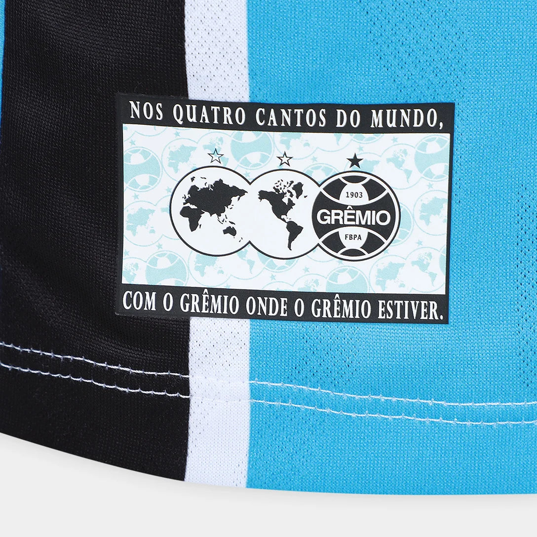 Camisa Grêmio l 25/26 Torcedor Umbro Masculina - Azul+Preto