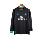 Camisa Real Madrid 17/18 Away Manga Longa - Retrô Masculina