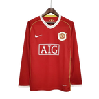 Camisa Manchester United 06/07 Home Manga Longa - Retrô Masculina