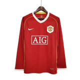 Camisa Manchester United 06/07 Home Manga Longa - Retrô Masculina