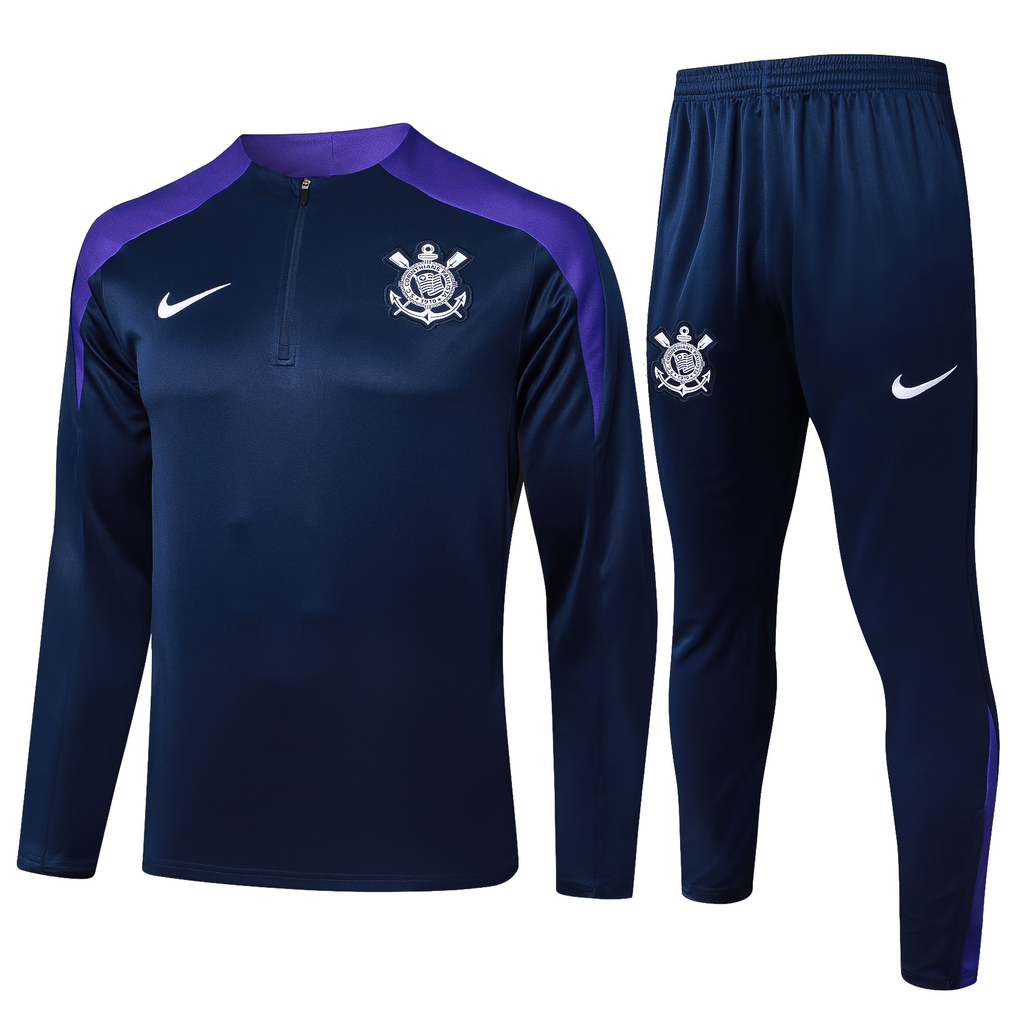 Conjunto de Treino Corinthians 25/26 - Roxo Escuro