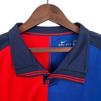 Camisa Barcelona 98/99 Home Edição Comemorativa 100 Anos Manga Longa - Retrô Masculina