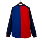 Camisa Barcelona 98/99 Home Edição Comemorativa 100 Anos Manga Longa - Retrô Masculina
