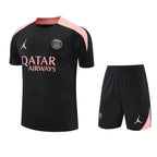 Kit Treino PSG 25/26 - Masculina - Preto com Rosa | Estilo e Performance Jordan
