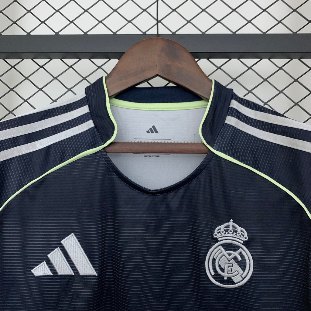 Camisa Real Madrid Away 25/26 S/n Torcedor Adidas Masculina - Azul