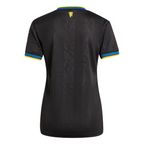 Camisa Manchester United lll 2025/26 Adidas Torcedor Feminino - Preta + Amarelo