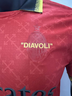 Camisa AC MILAN x OFF-WHITE™ 2024/25 - versão jogador - Masculina