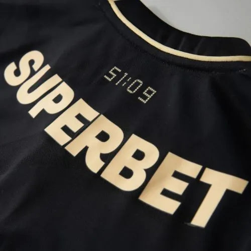 Camisa São Paulo III 25/26 s/n° Torcedor Comemorativa New Balance Masculino - Preto+Vermelho