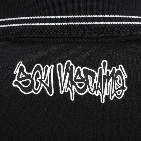 Camisa Vasco I 25/26 s/n Torcedor Kappa Masculino - Preto+Branco