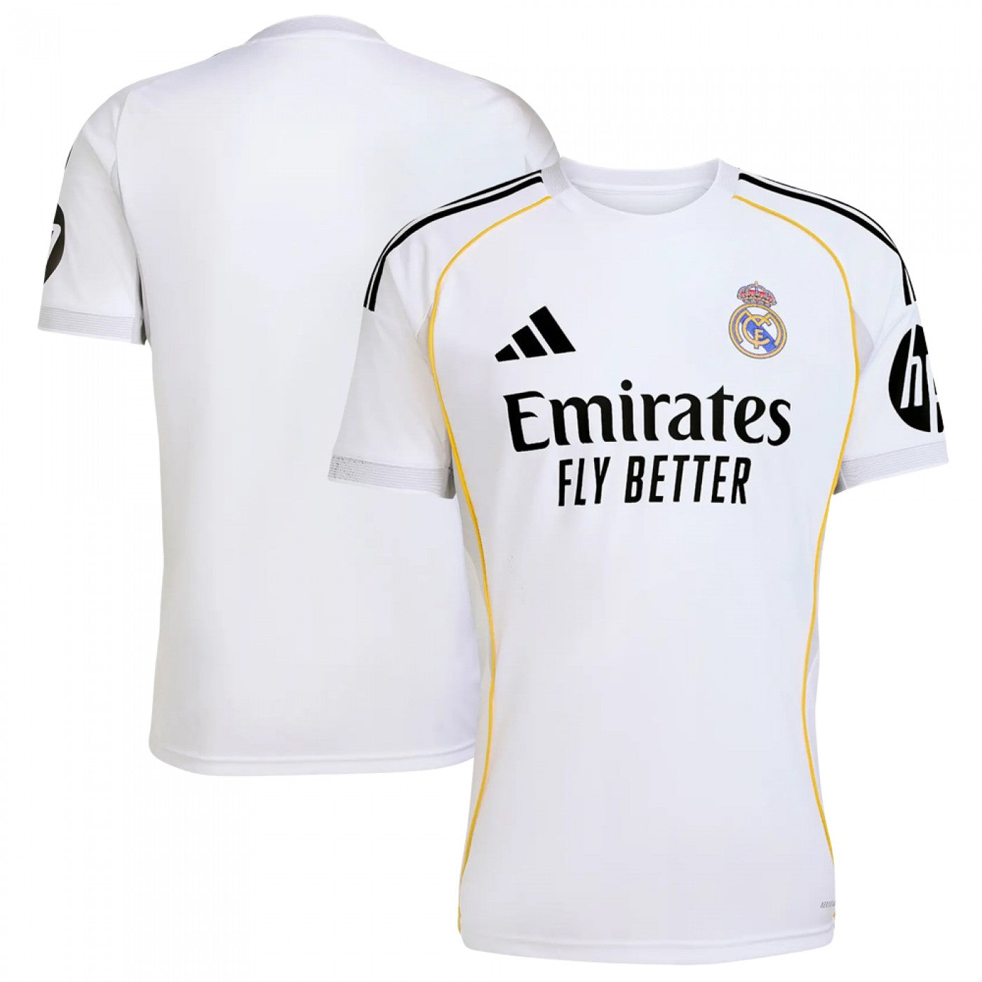 Camisa Real Madrid Home 25/26 Adidas - Versão Torcedor - Masculina - Branca