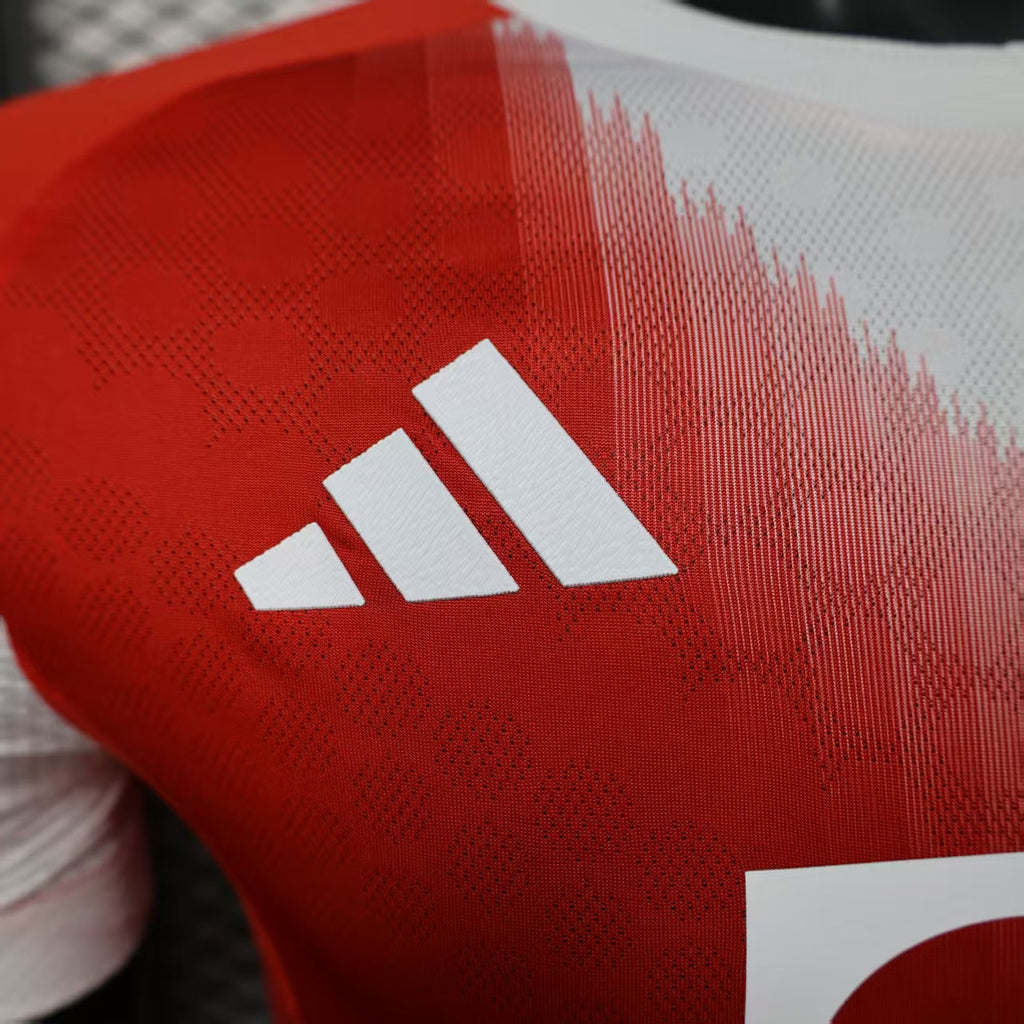 Camisa Adidas Bayern de Munique I 25/26 s/n° Jogador Masculina - Vermelha e Branca