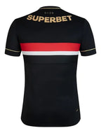 Camisa São Paulo III 25/26 s/n° Torcedor Comemorativa New Balance Masculino - Preto+Vermelho