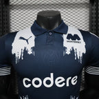 Camisa C.F Monterrey 2025/26 s/n Jogador  Masculina - Azul marinho+Branco