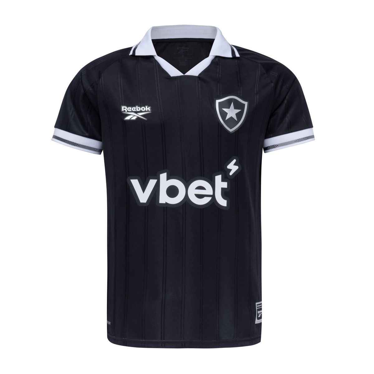 Camisa Botafogo Reebok Away 25/26 Masculina - Preta + Branco